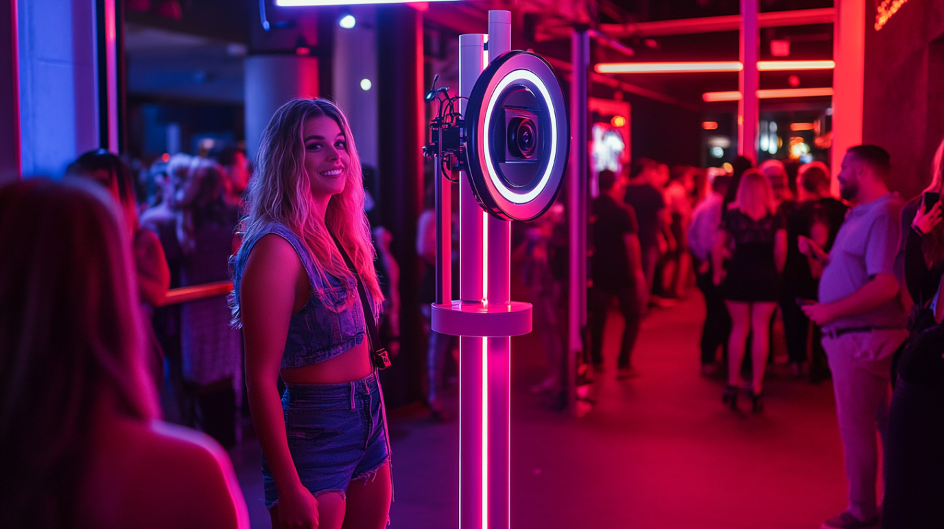 Alquiler de fotomatón 360 para eventos